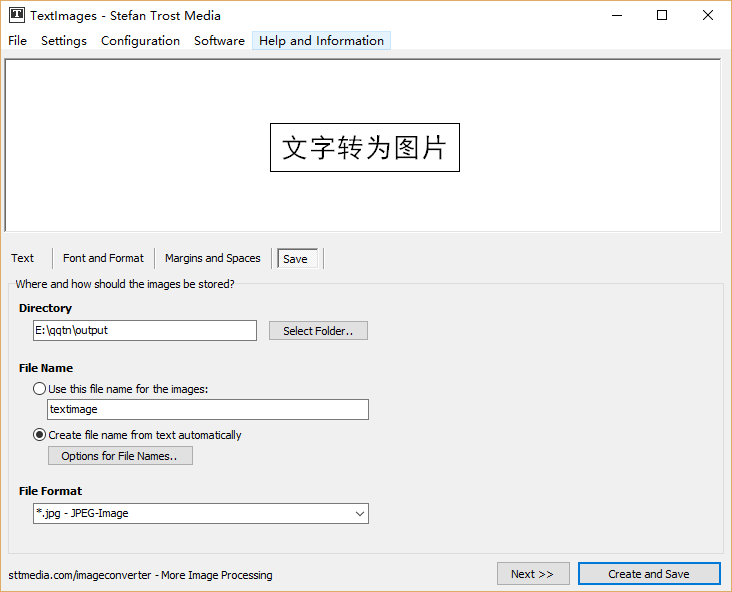文字转图片工具(Text Images) 1.0 免费版图2