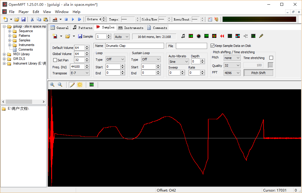 音频处理软件(OpenMPT) 1.25.03.00 最新版图2