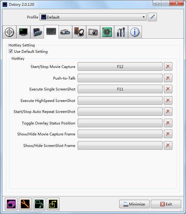 游戏录像软件(Dxtory) v2.0.104 汉化破解版图1