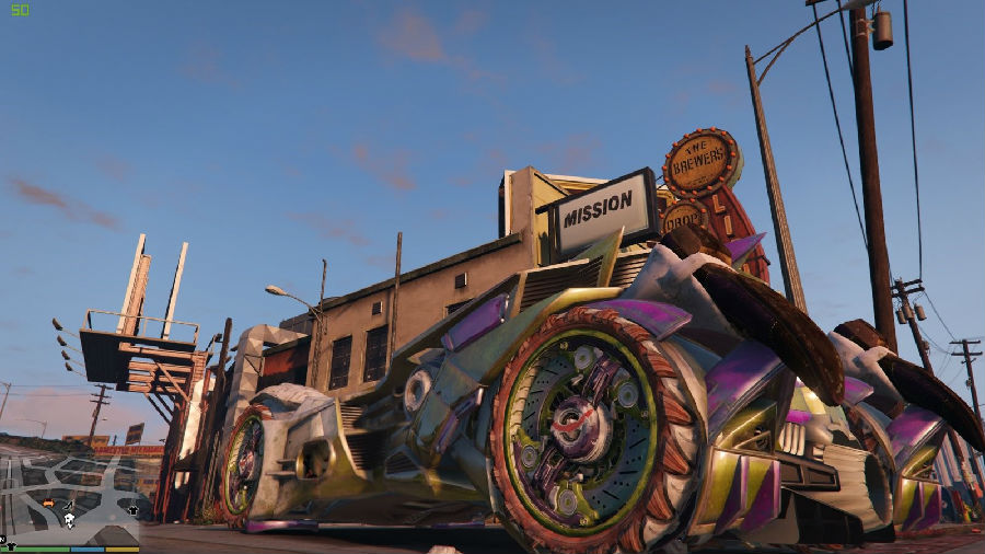 gta5蝙蝠车mod 绿色版