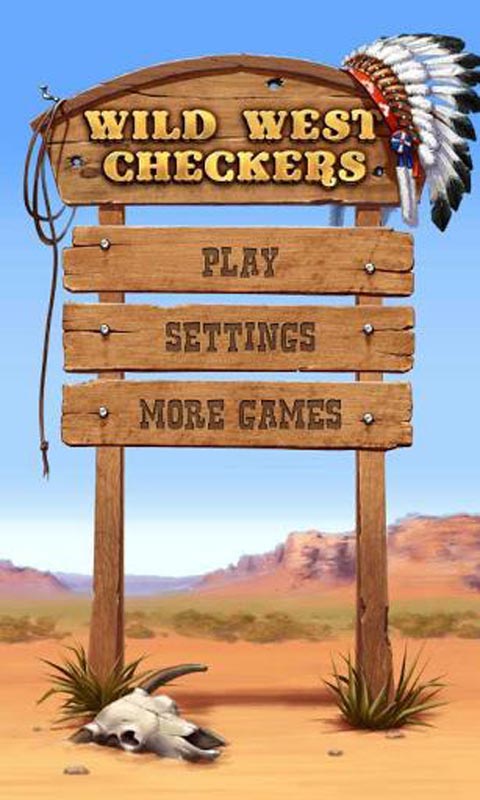 狂野西部跳棋 Wild West Checkers 1.0 安卓版图2
