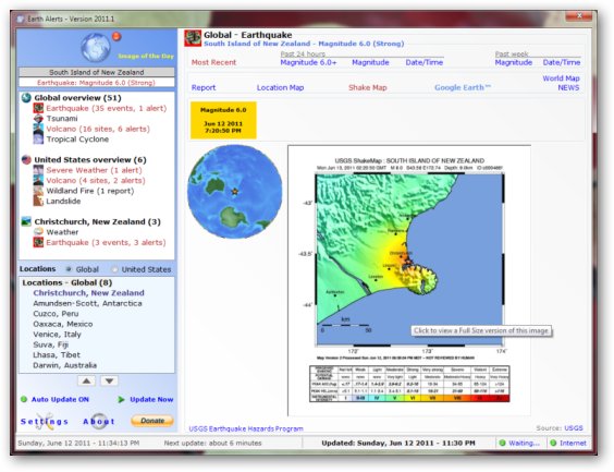 Earth Alerts
