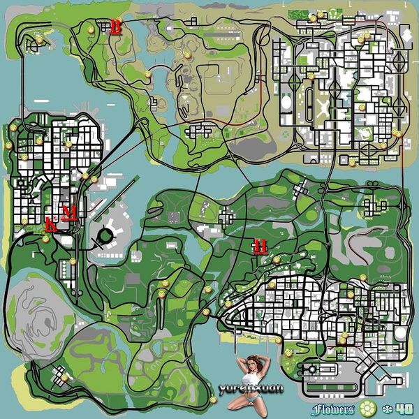 圣安地列斯通关存档下载 绿色版图1