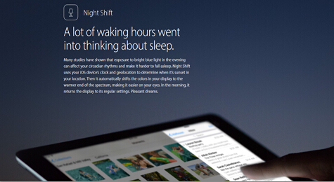 Mac的night shift怎么设置