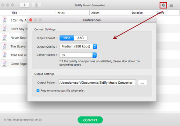 Sidify Music Converter Mac版 