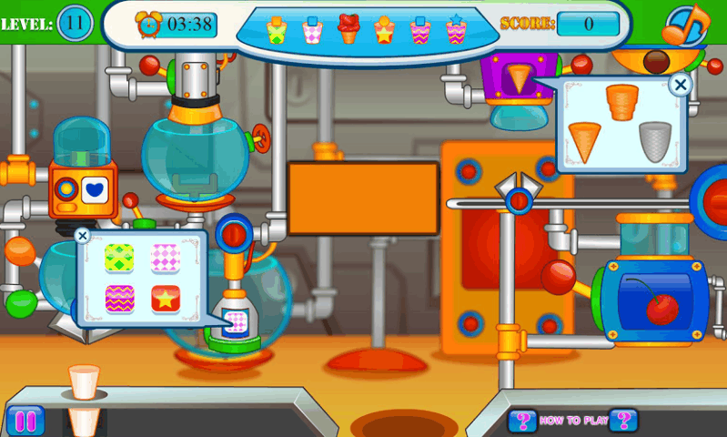 冰淇淋糖果制作工厂