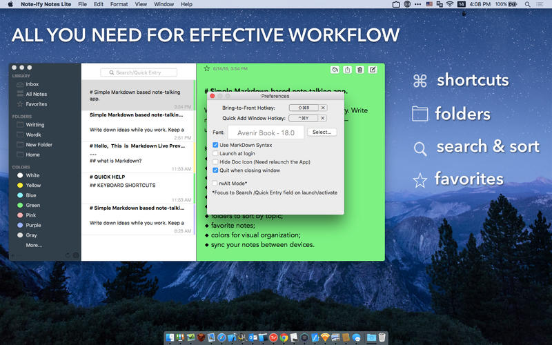 Note-Ify Notes Mac版 V1.41 官方版图4