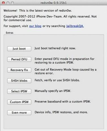 红雪越狱工具 v0.9.15b1 Mac版图1