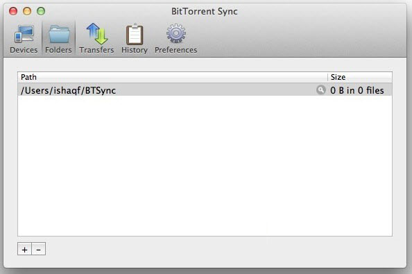 bittorrent Sync For Mac V2.4.5 官方最新版图2