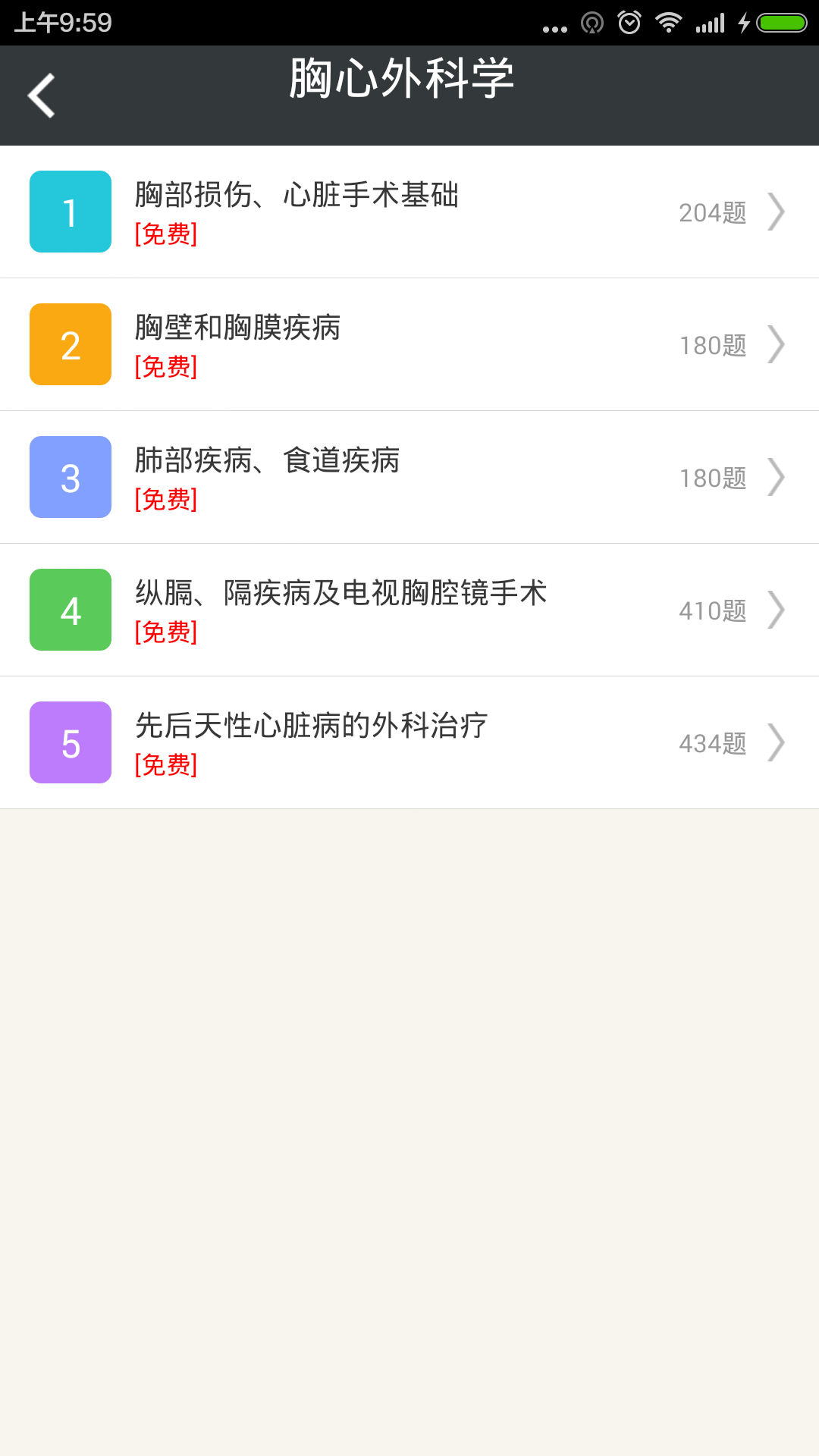 胸心外科高级职称总题库app v4.31 安卓版图1