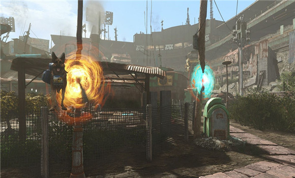 辐射4学院传送门枪MOD 绿色免费版图1