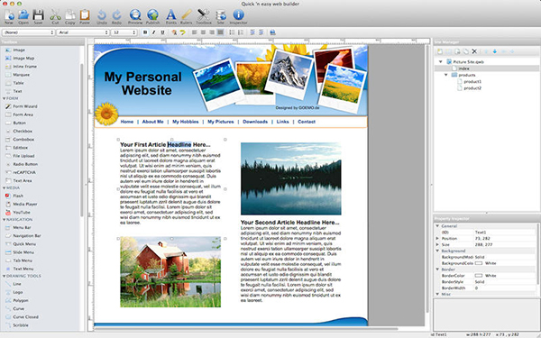 Quick Easy Web Builder下载 V4.2.2 Mac版图2