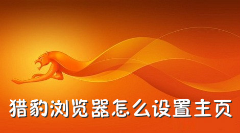 猎豹浏览器怎么设置主页