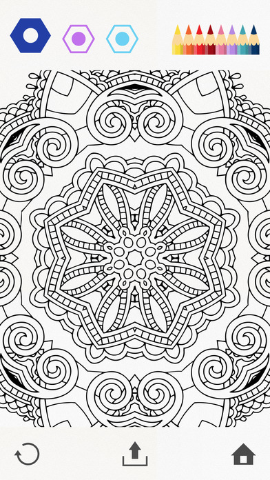 秘密花园涂色本 V5.2 iOS版图4