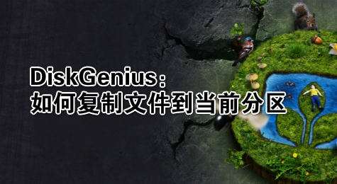 DiskGenius：如何复制文件到当前分区