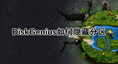 DiskGenius如何隐藏分区