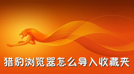 猎豹浏览器怎么导入收藏夹