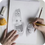 绘制幼虫app