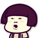 吹刘海表情