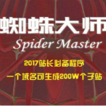 蜘蛛大师程序源码工具下载