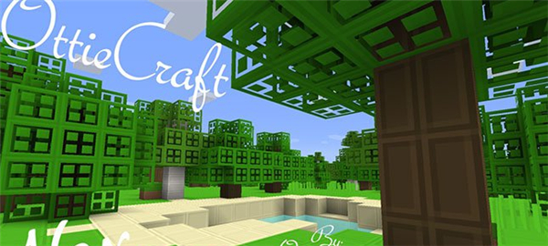 我的世界傲碟工艺材质包 绿色版图1