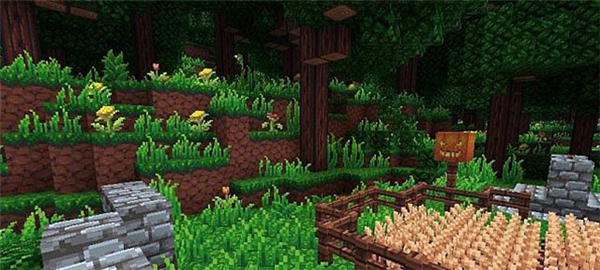 我的世界像素幻想材质包 绿色版图1