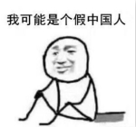 我可能是个假中国人表情包