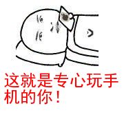 这就是专心玩手机的你表情包下载