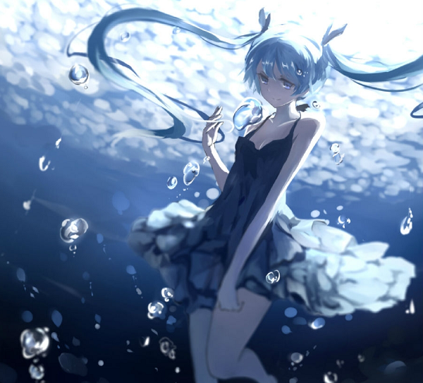 Wallpaper Engine水下初音未来高清壁纸下载 破解版图1