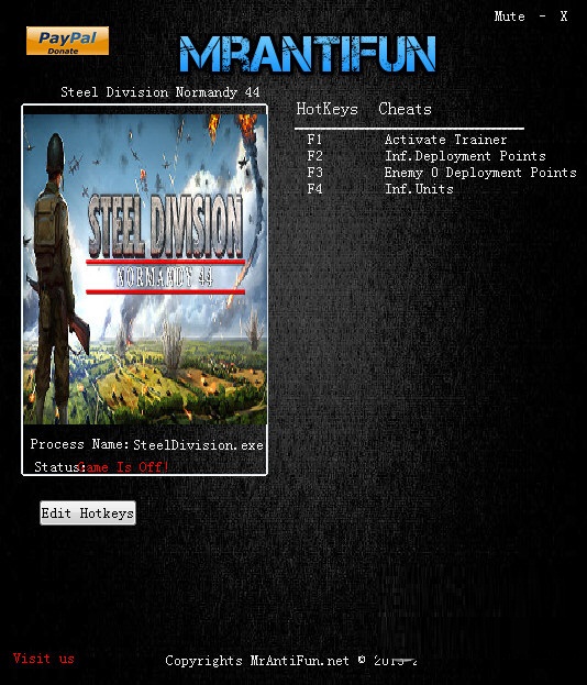 钢铁之师诺曼底44修改器