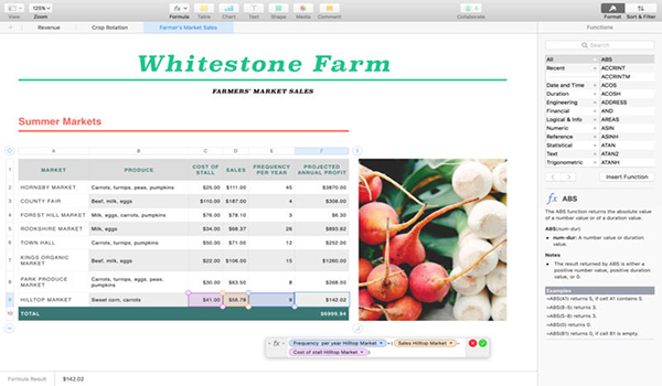Numbers excel mac版 V5.0.1 最新版图4
