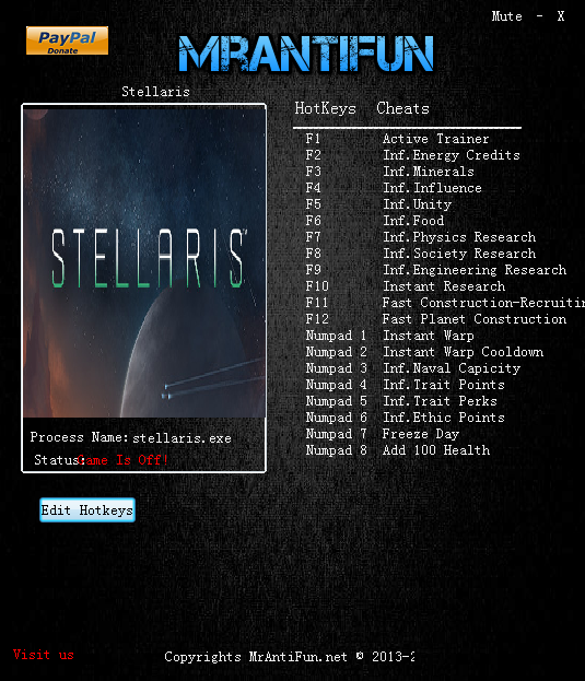 群星十七项修改器下载 