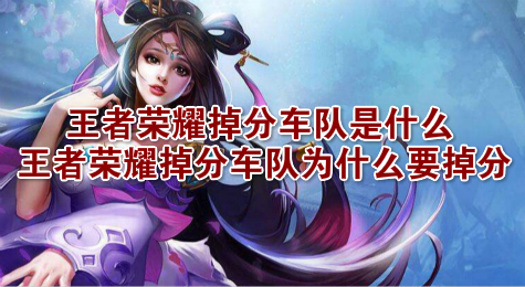 王者荣耀掉分车队是什么 王者荣耀掉分车队为什么要掉分