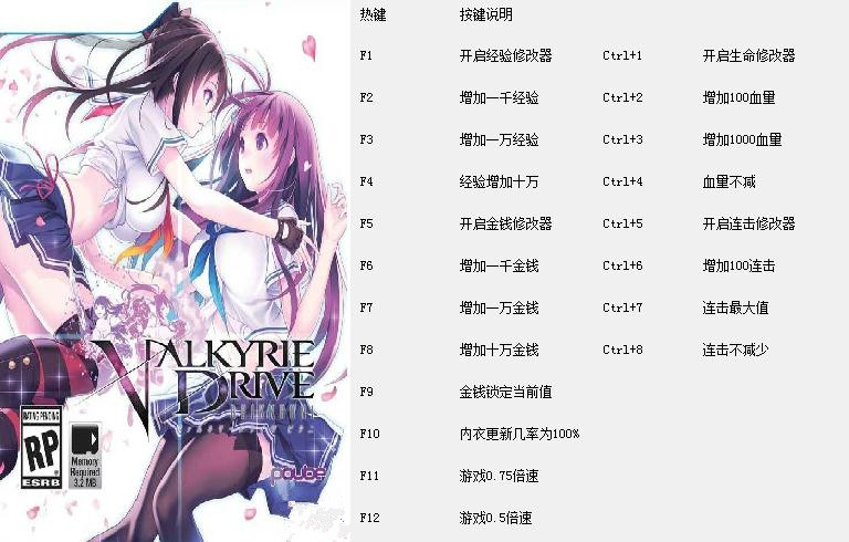 女武神驱动比丘尼二十项修改器下载 v3.0 绿色版图4