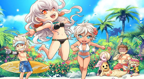 DNF2017年国服夏日套礼包时装宠物光环外观一览