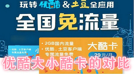 优酷酷卡怎么选 优酷大酷卡和优酷小酷卡哪个更划算