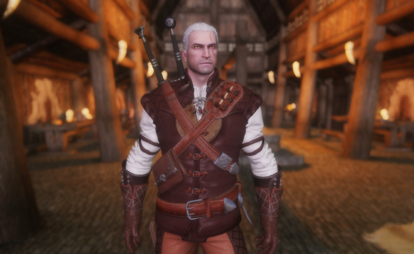 上古卷轴5巫师3利维亚的杰洛特护甲整合包下载 最新版图3