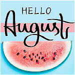 7月再见8月你好西瓜表情 无水印版 