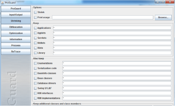 proguard(java代码混淆器)