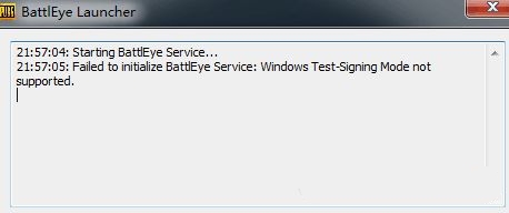 绝地求生大逃杀BattlEye Launcher错误解决