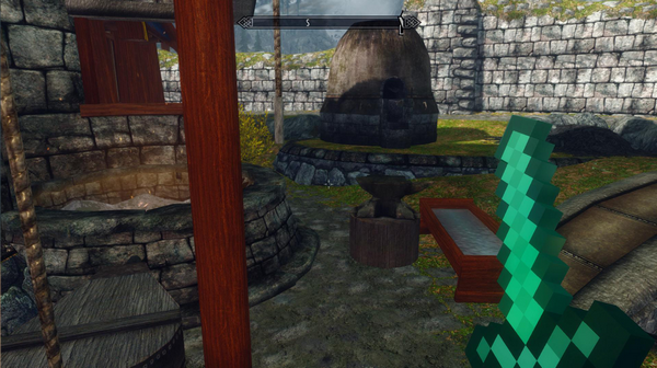 上古卷轴5天际重制版我的世界钻石剑特别版MOD 免费版图1