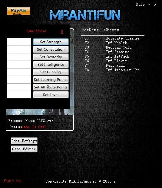 Elex十五项修改器 免费版图1
