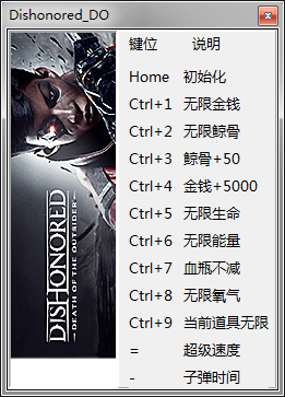 耻辱界外魔之死十一项修改器 免费版