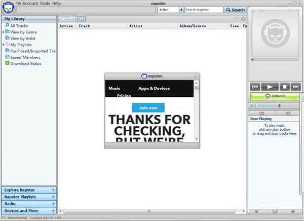 Napster(mp3下载器) V4.5.1.0 官方版图1
