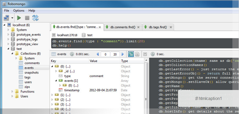 mongodb可视化工具(RoboMongo) v1.1.1 官方免费版图1