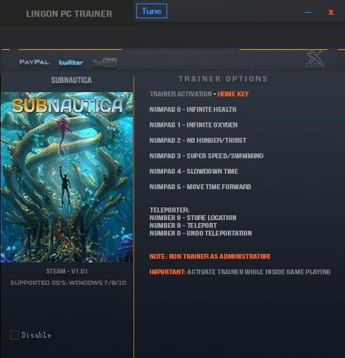 水下之旅八项修改器下载 v1.0 Lingon正式版图1