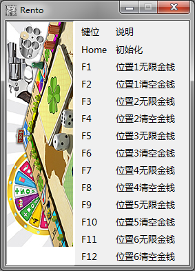 Rento Fortune十二项金钱修改器 绿色版图1