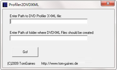 Profiler2DVDXML v1.0 免费版图1