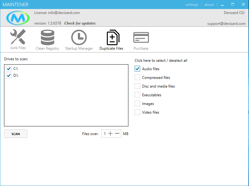 Maintener(轻量级专业清理管家) v1.7.6606 官方版图3