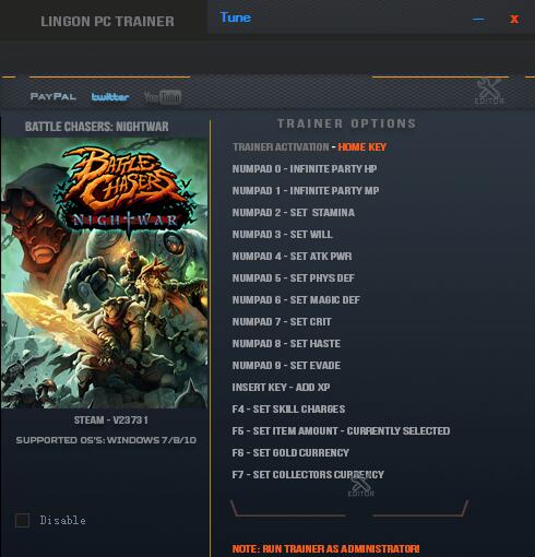 战神夜袭十五项修改器下载 免费版图1